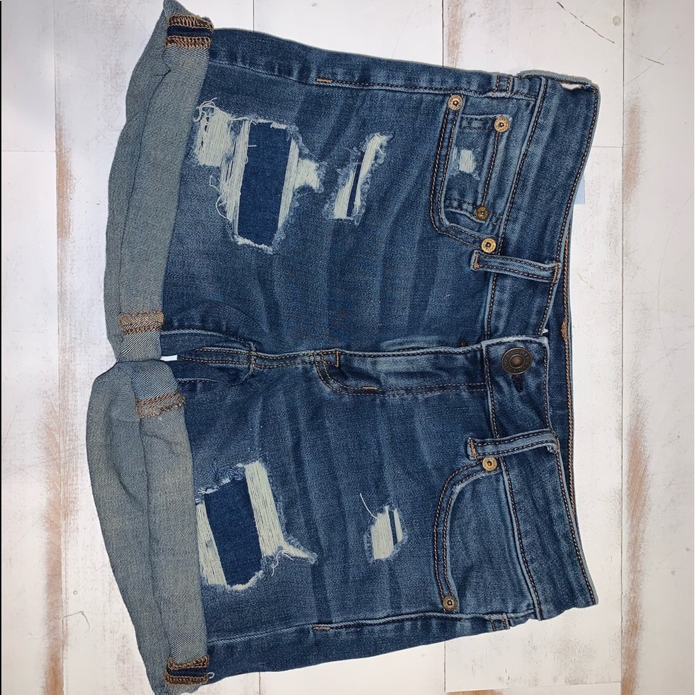 American Eagle Midi Jean Shorts